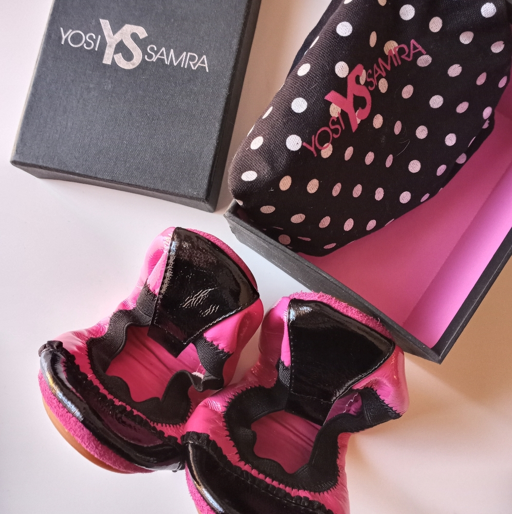 Yosi Samra Kids Ruffle Ballet flats Pink